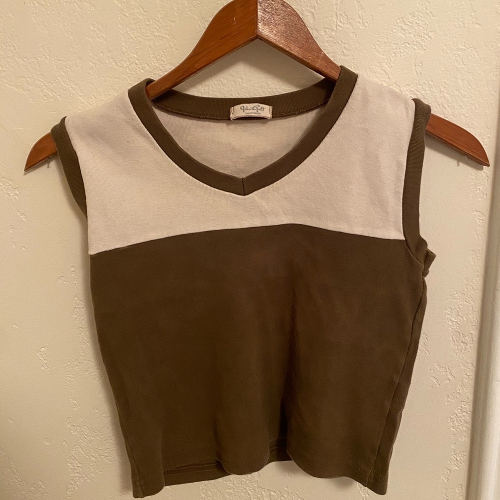 John galt tank top brown one size